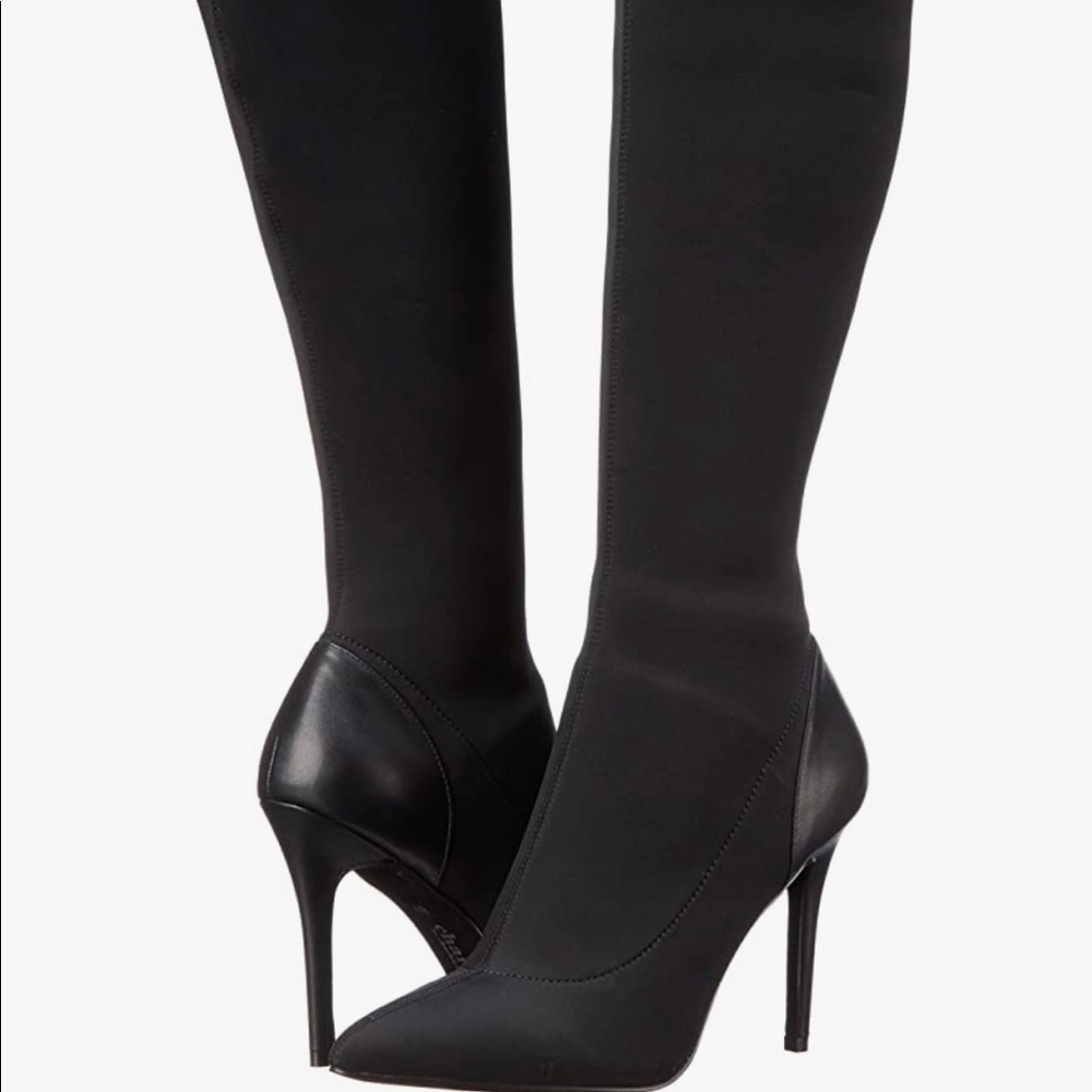 Charles by Charles David PROMA Black Stretch Boot 10m - Great Travel Boot!